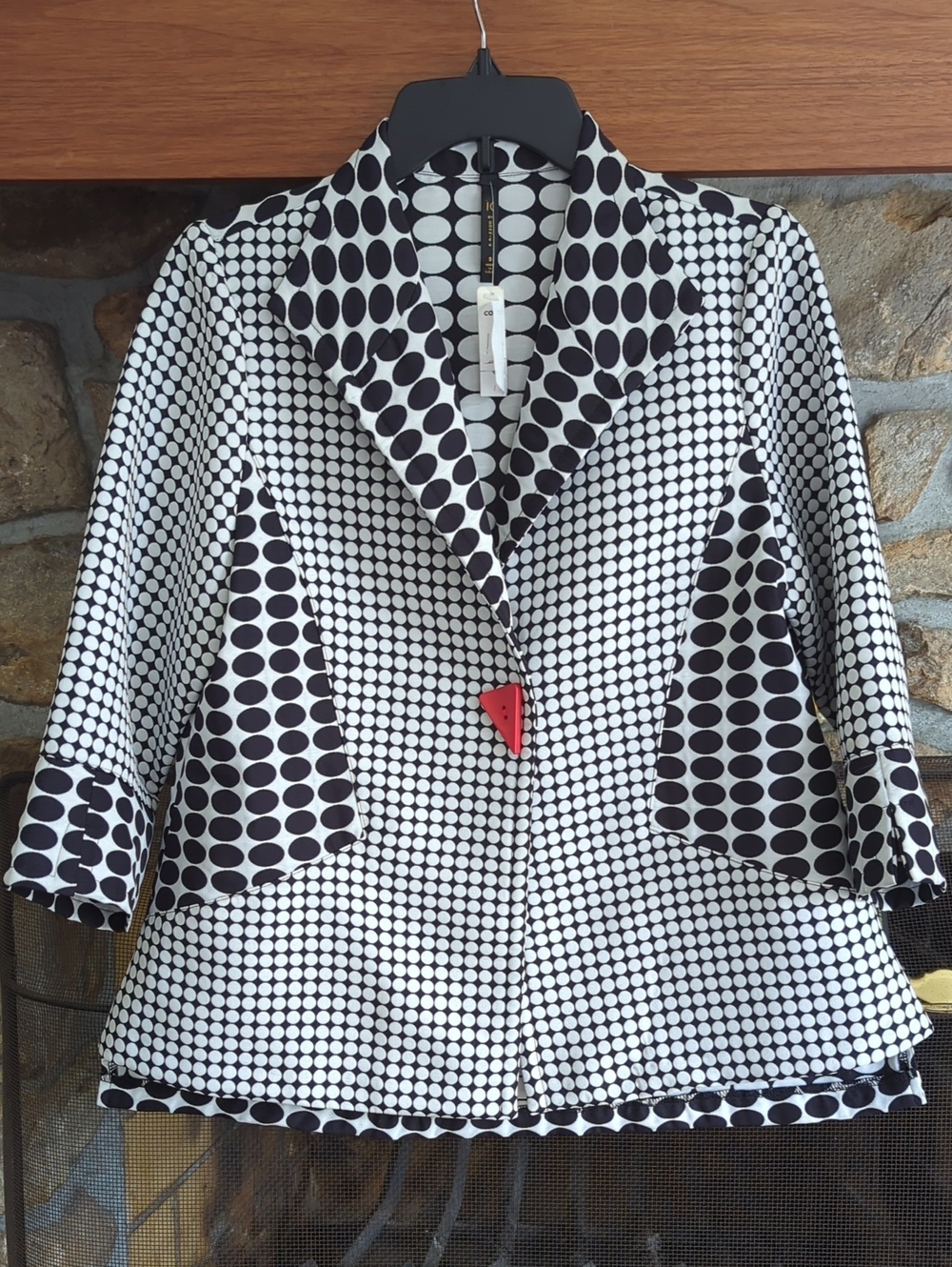IC By Connie K Polka Dot Jacket NWT